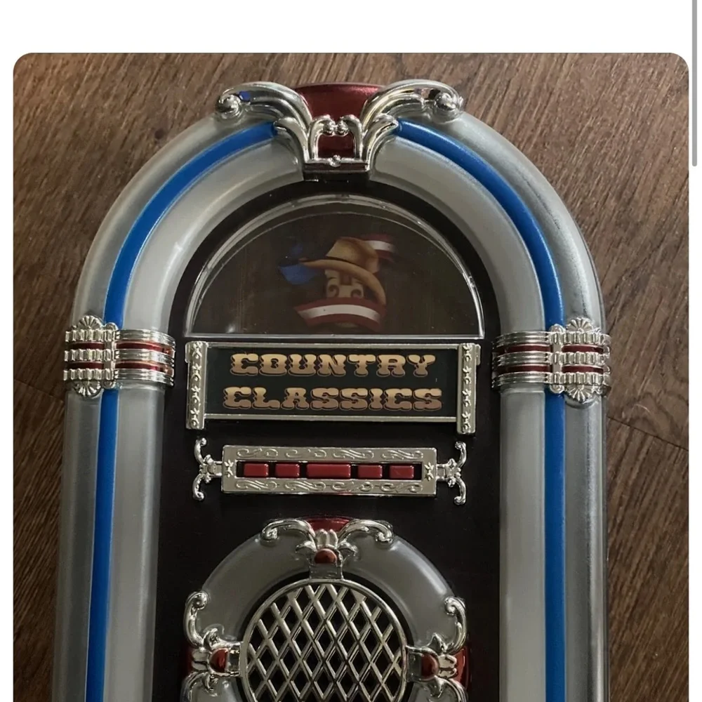 COUNTRY CLASSICS TABLETOP JUKEBOX Musical Collectible Wurlitzer Nostalgic NEW